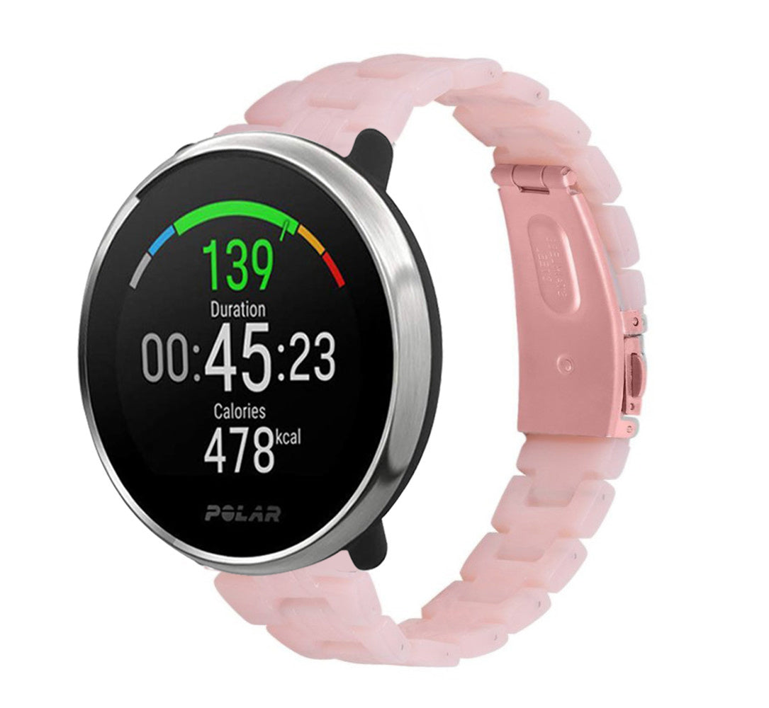 Polar Unite resin band (roze)