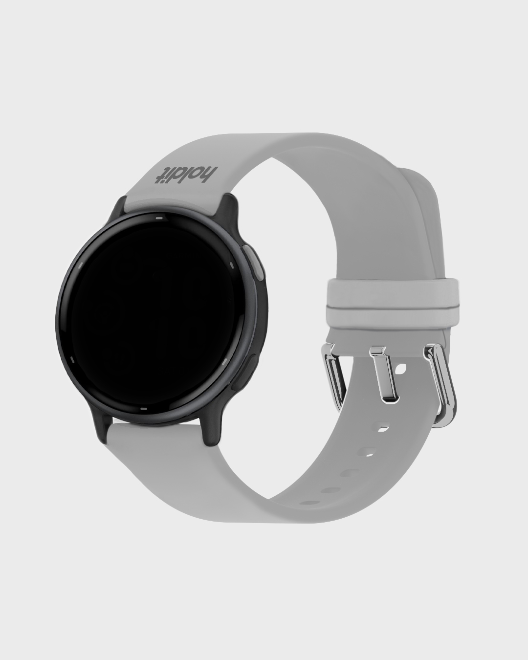 Holdit Watch Band Silicone Light Gray 22mm