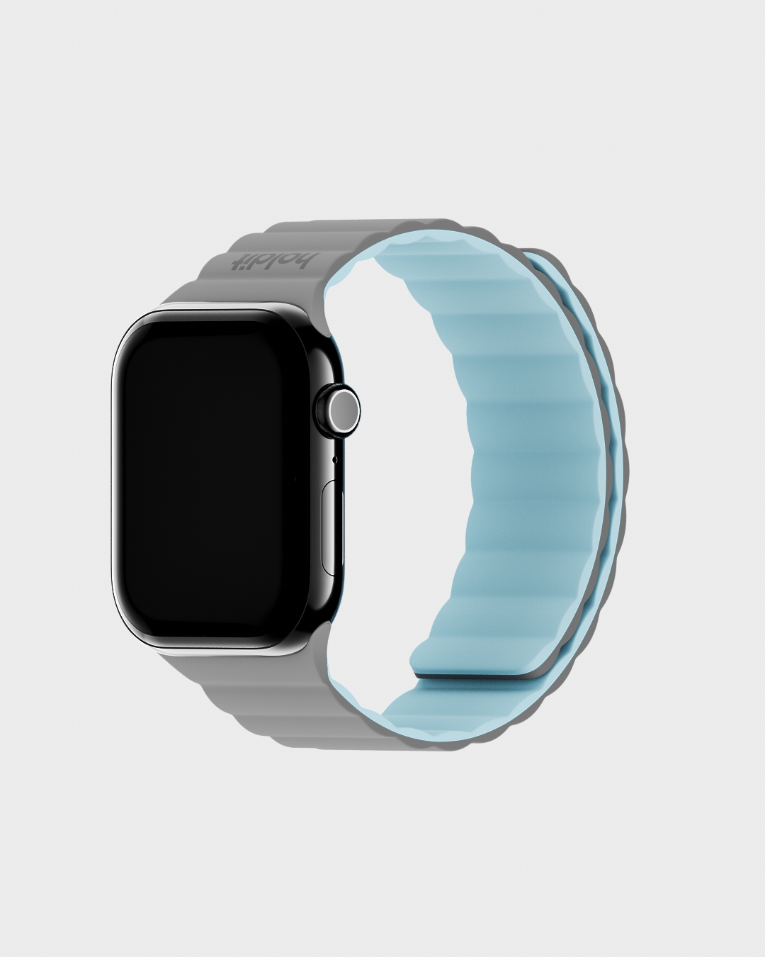 Holdit Watch Band Silicone Magnet Mineral Blue/Gray 38/40/41/42 mm