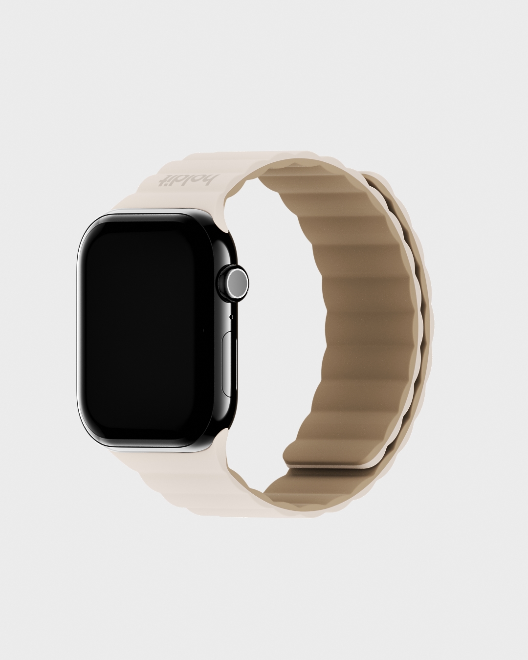 Holdit Watch Band Silicone Magnet Light Beige/Beige 38/40/41/42 mm