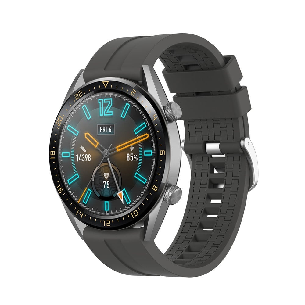 Strap-it Huawei Watch GT 5 Pro - 46mm extreme silicone band (donkergrijs)