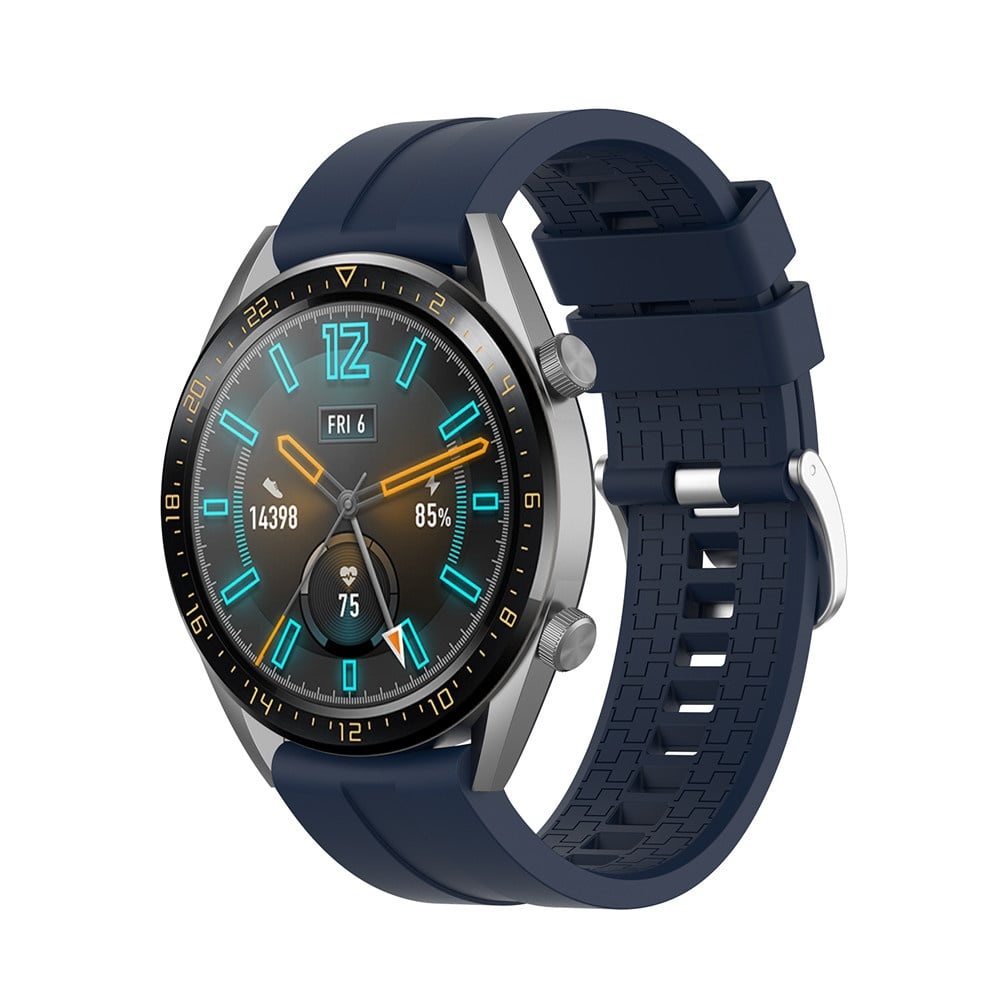Strap-it Huawei Watch GT 5 Pro - 46mm extreme silicone band (donkerblauw)