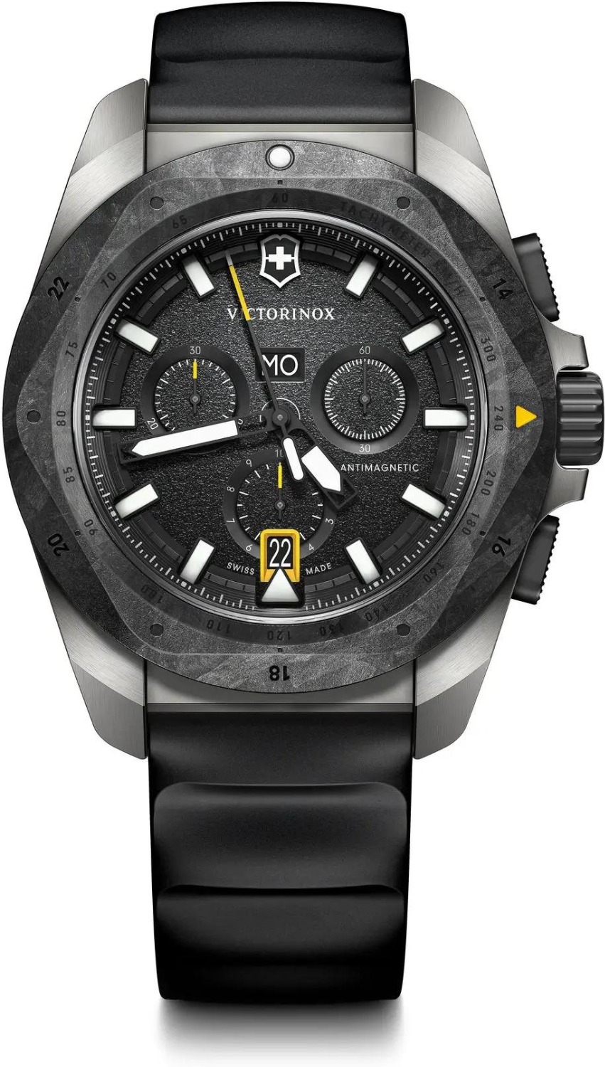 Victorinox inox carbon titanium chronograaf black