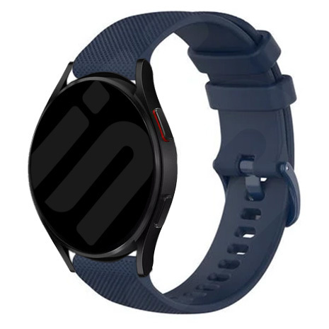 Strap-it Samsung Galaxy Watch FE Luxe Siliconen bandje (donkerblauw)