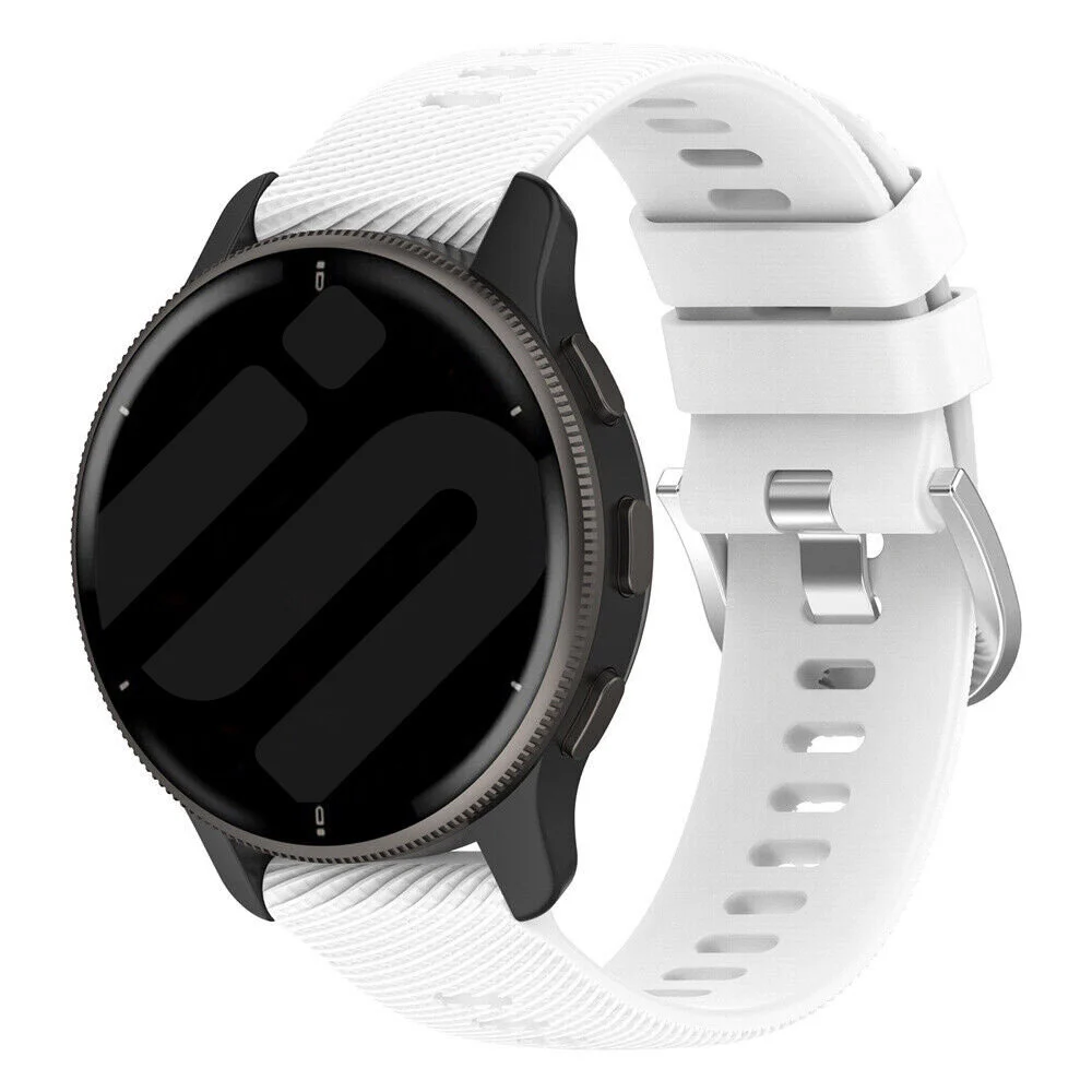 Strap-it Coros Apex 2 siliconen bandje (wit)