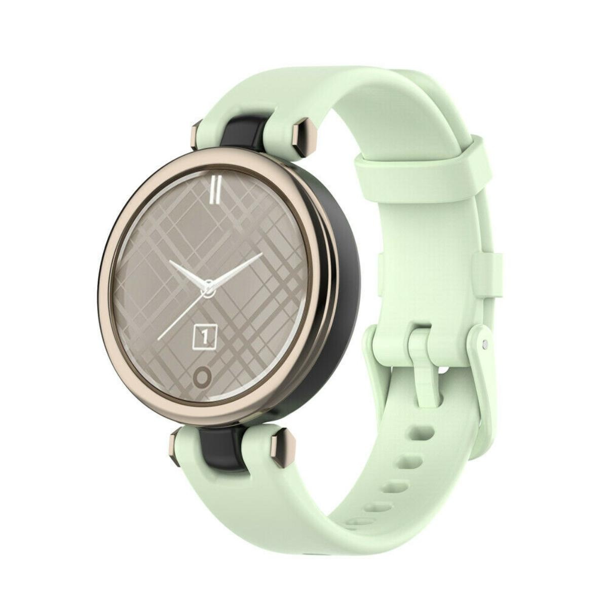Strap-it Garmin Lily siliconen bandje (lichtgroen)
