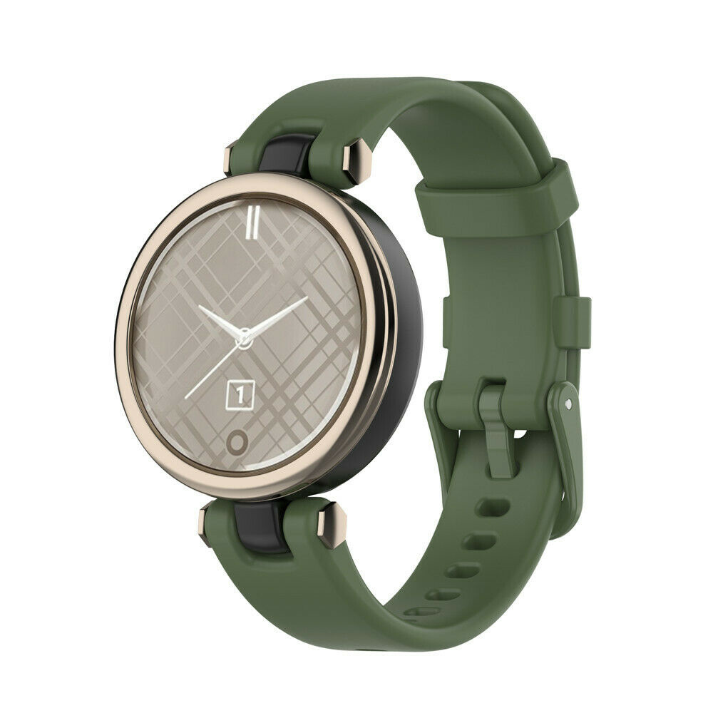 Strap-it Garmin Lily siliconen bandje (donkergroen)