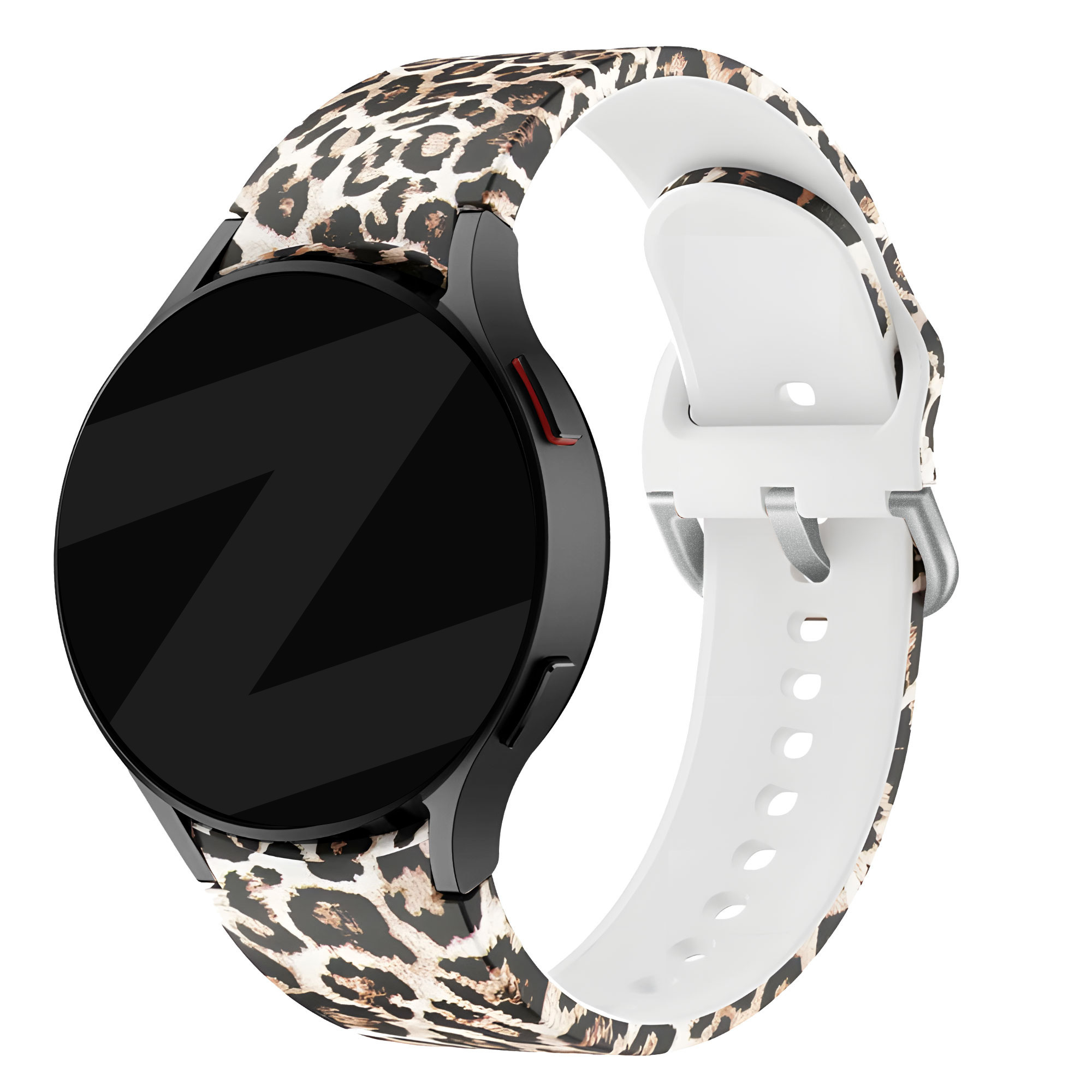 Bandz Samsung Galaxy Watch FE siliconen band 'Leopard'