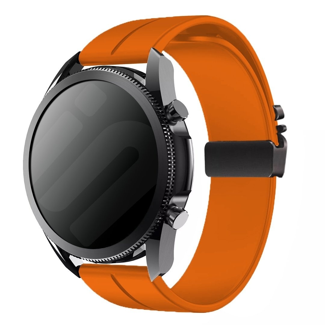 Strap-it CMF Watch Pro 2 siliconen band met P-buckle (oranje)