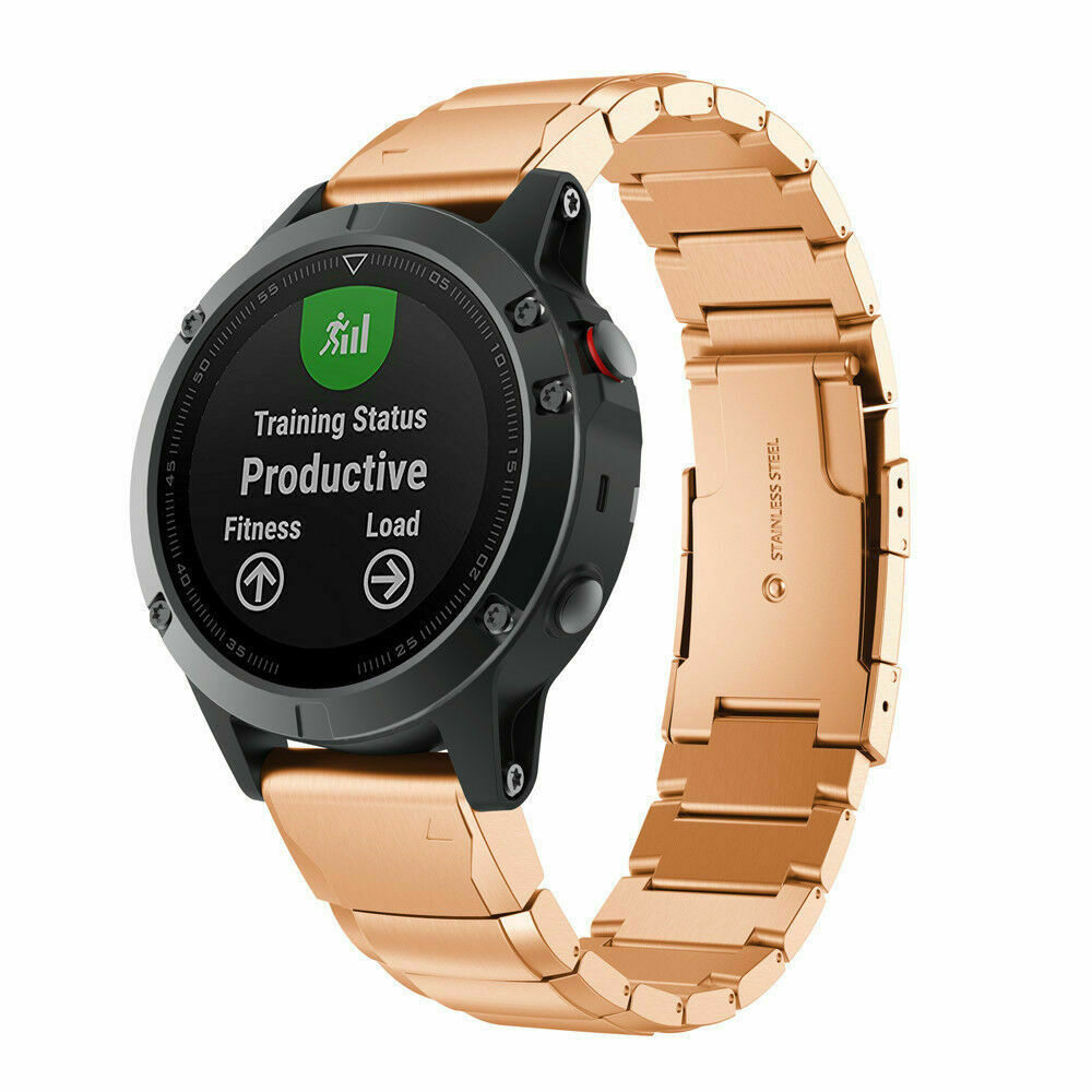 Strap-it Garmin Epix Gen 2 metalen bandje (rosé goud)