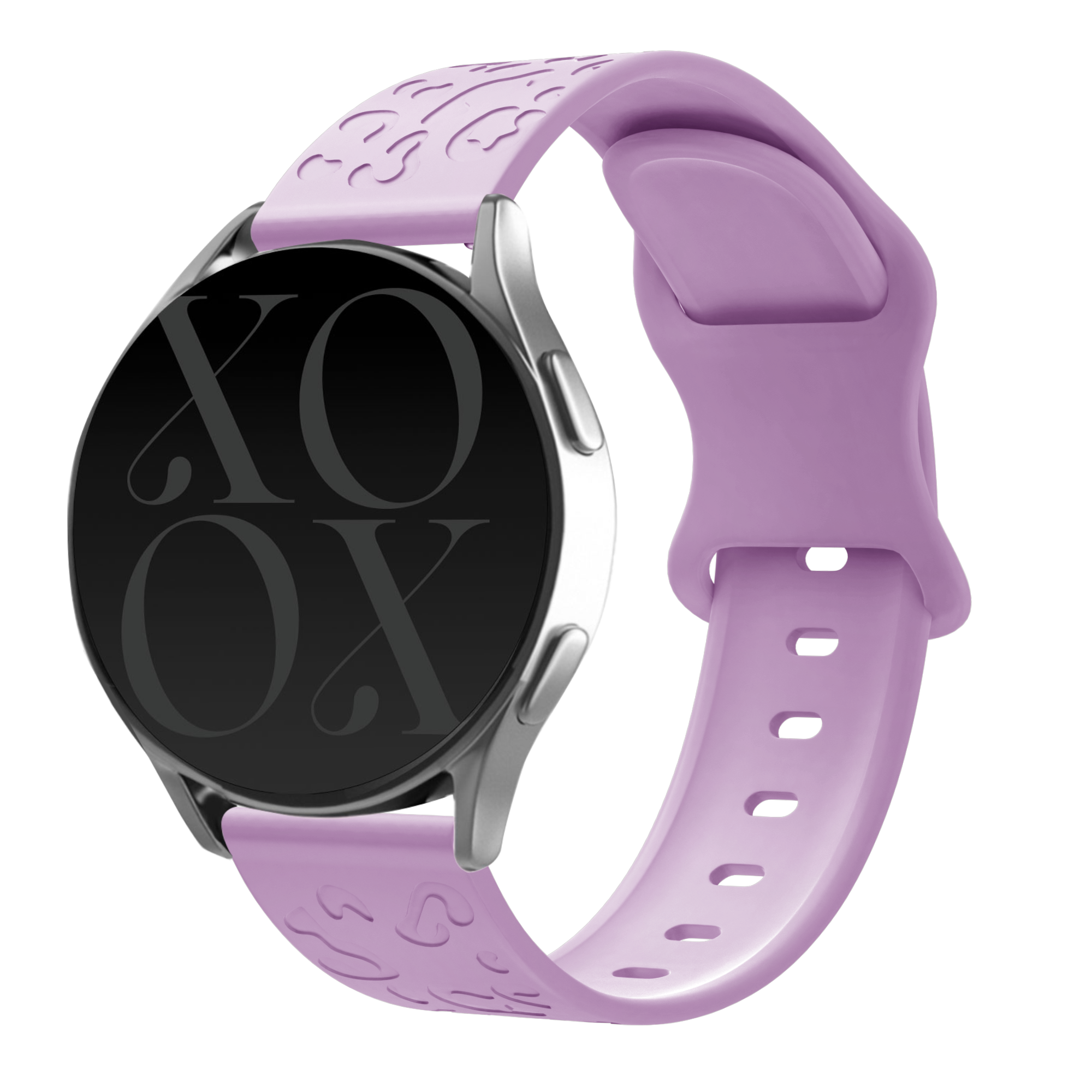 Xoxo Wildhearts Amazfit GTS 2 siliconen bandje Leopard Print (lila)
