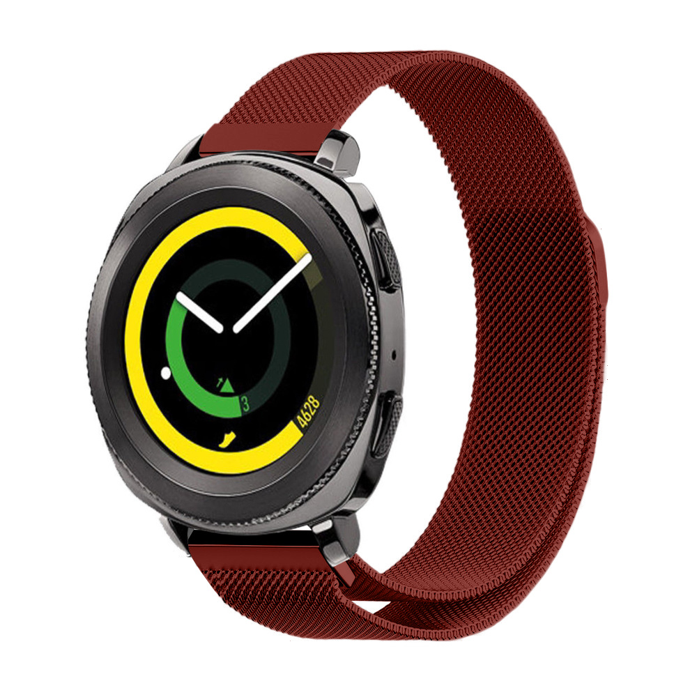 Strap-it Samsung Gear Sport Milanese band (rood)