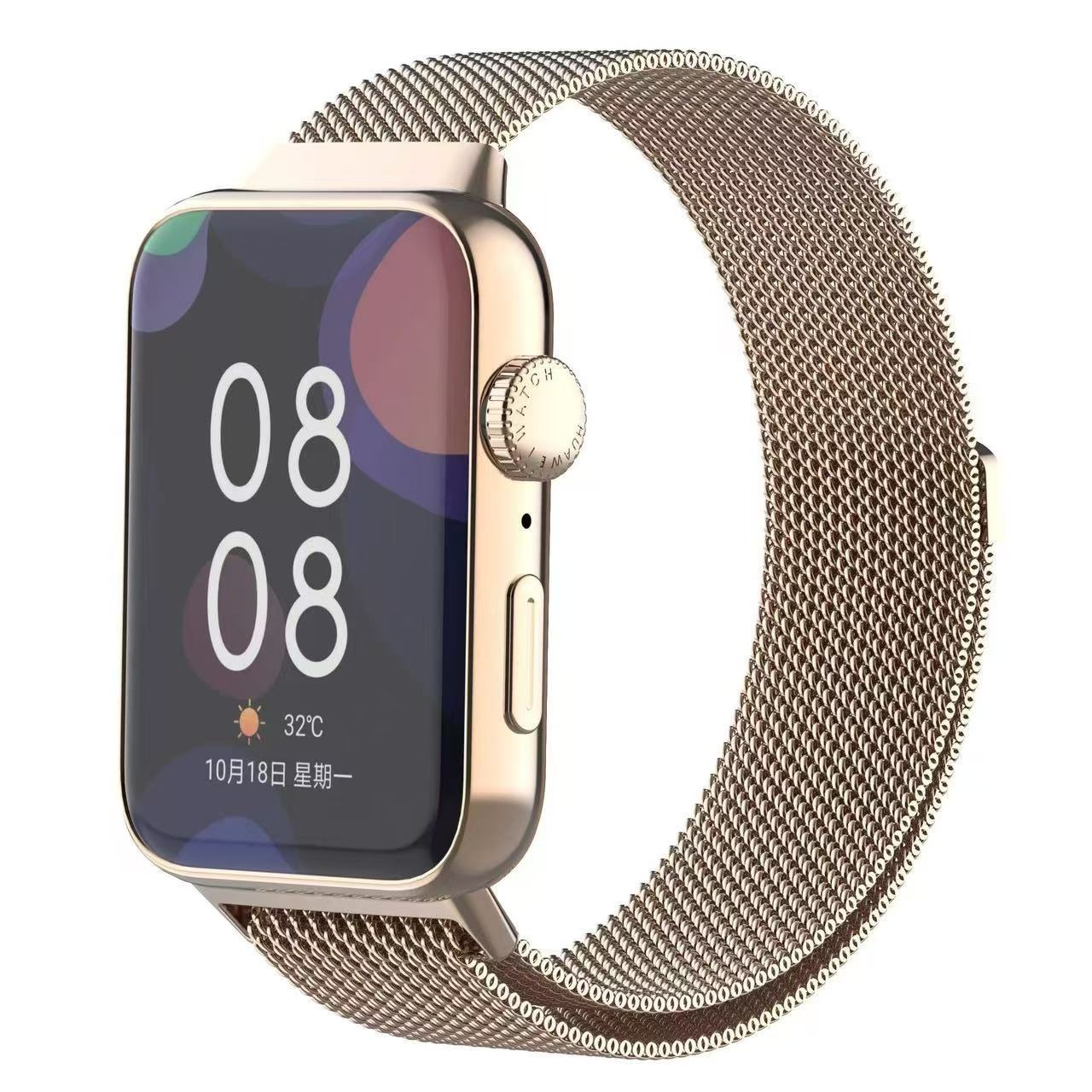 Strap-it Huawei Watch Fit 3 Milanese band (sterrenlicht)