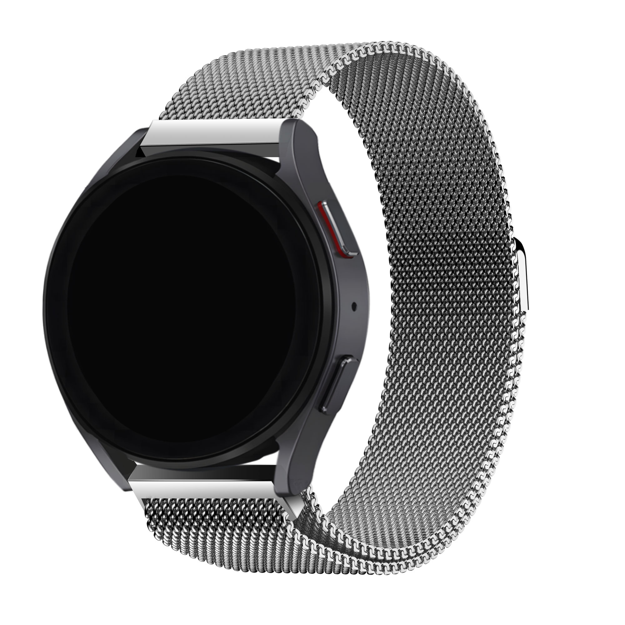 BALR. BALR Samsung Galaxy Watch 46mm Milanese band (zilver)