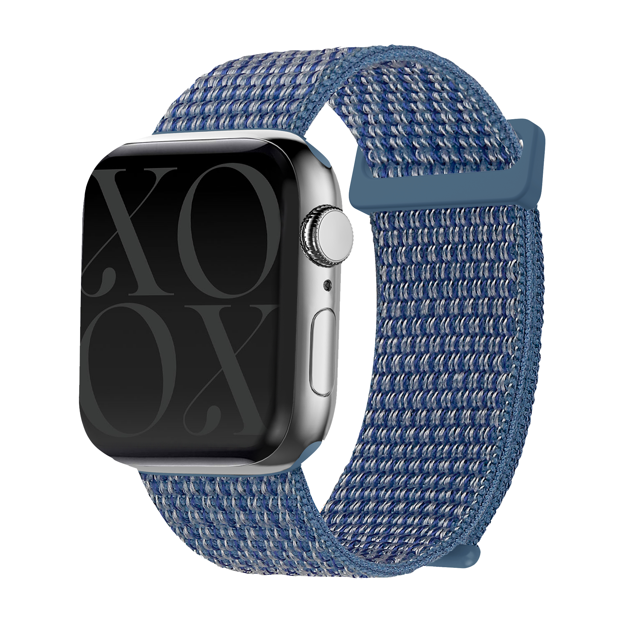 Xoxo Wildhearts Apple Watch nylon bandje (blauw)