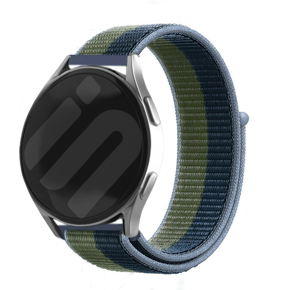Strap-it Samsung Galaxy Watch FE nylon band (moss green)