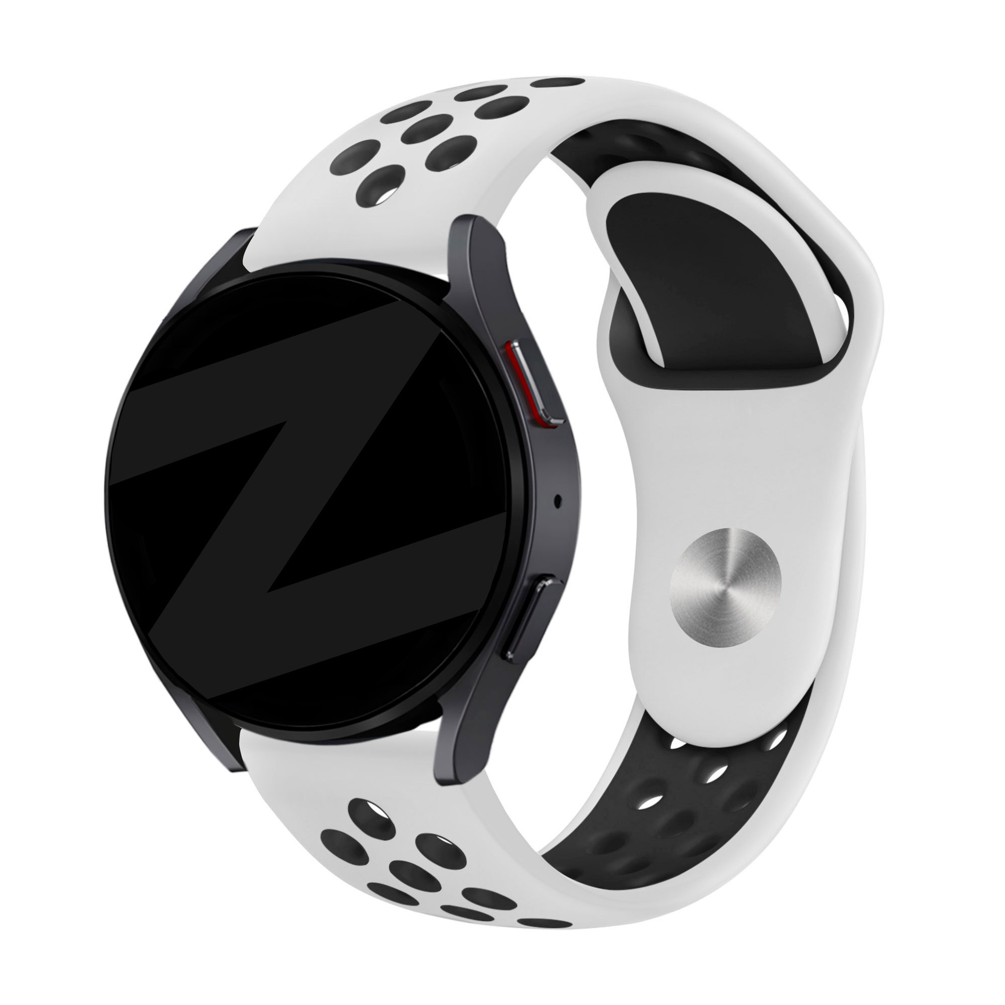 Bandz Withings ScanWatch Nova sport band 'Deluxe' (wit/zwart)