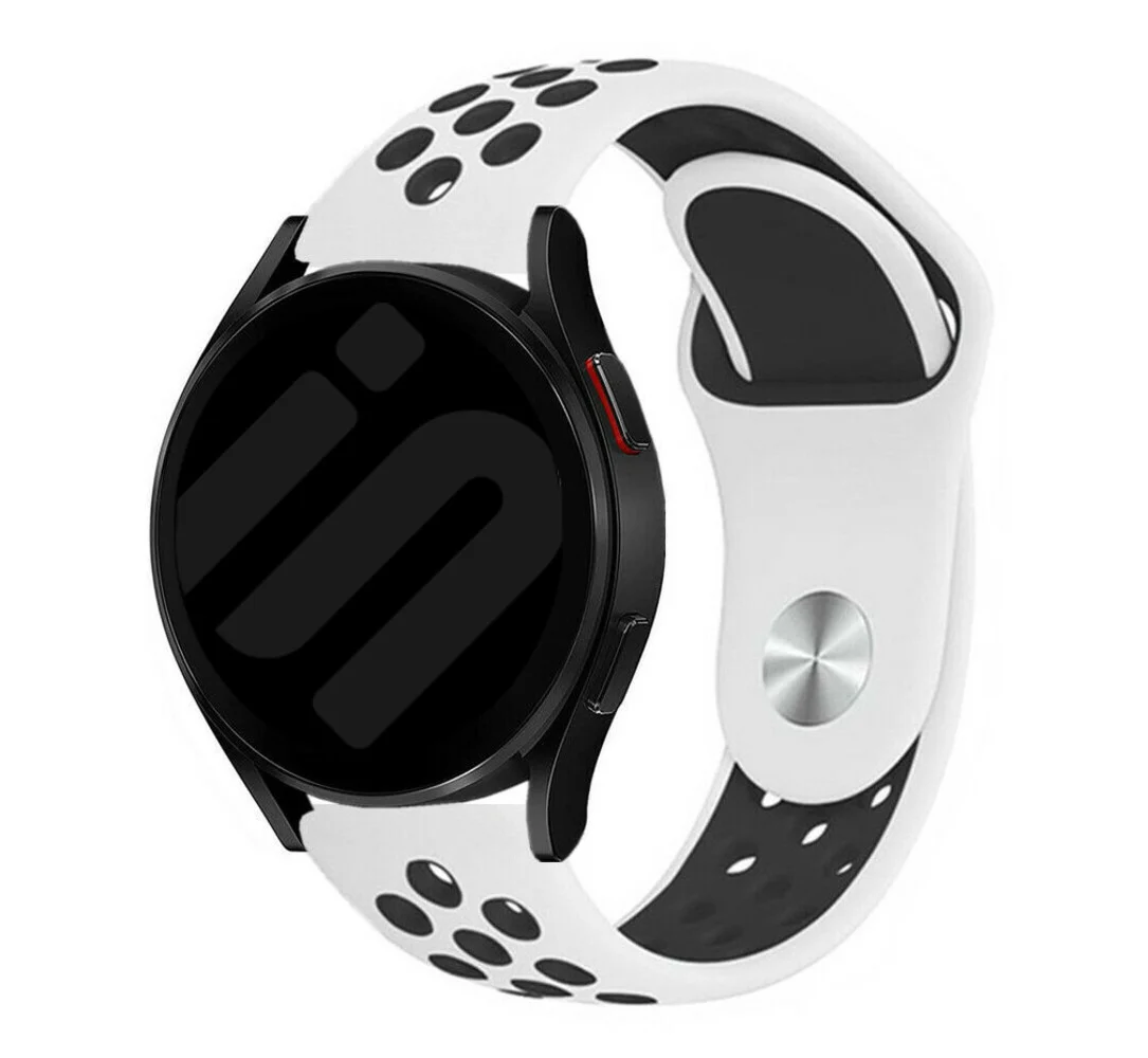 Strap-it Suunto 9 Peak Pro sport band (wit/zwart)