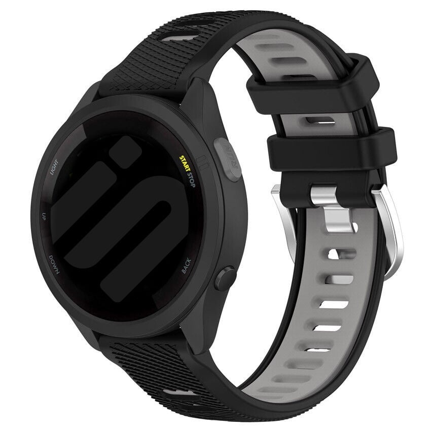 Strap-it Coros Apex 42mm sport gesp bandje (zwart/grijs)