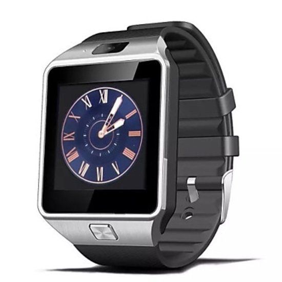 Stuff Certified Originele DZ09 Smartwatch Smartphone Fitness Sport Activity Tracker Horloge OLED Android iOS iPhone Samsung Huawei Zilver