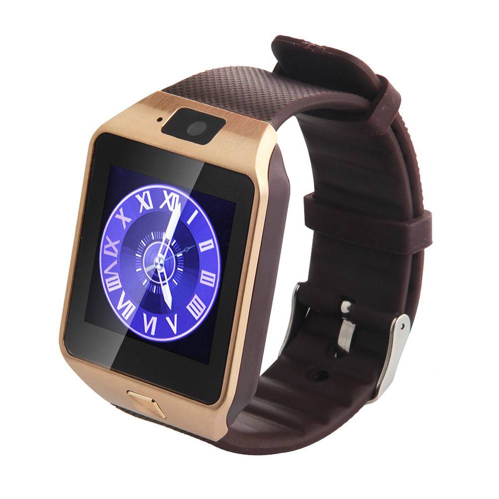 Stuff Certified Originele DZ09 Smartwatch Smartphone Fitness Sport Activity Tracker Horloge OLED Android iOS iPhone Samsung Huawei Goud