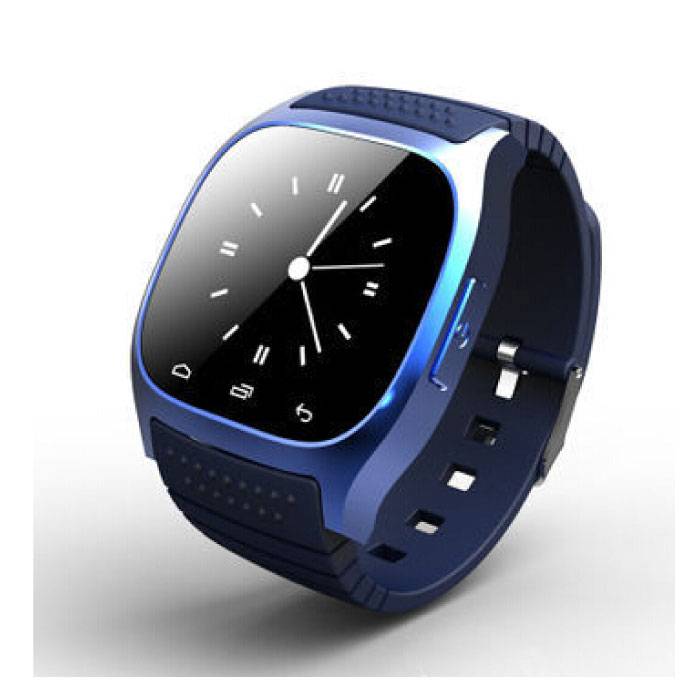 Stuff Certified Originele M26 Smartwatch Smartphone Fitness Sport Activity Tracker Horloge OLED Android iOS iPhone Samsung Huawei Blauw