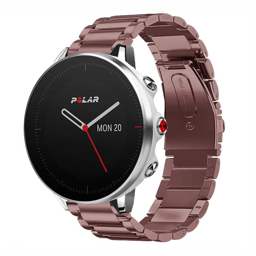 Strap-it Polar Grit X stalen band (brons-goud)
