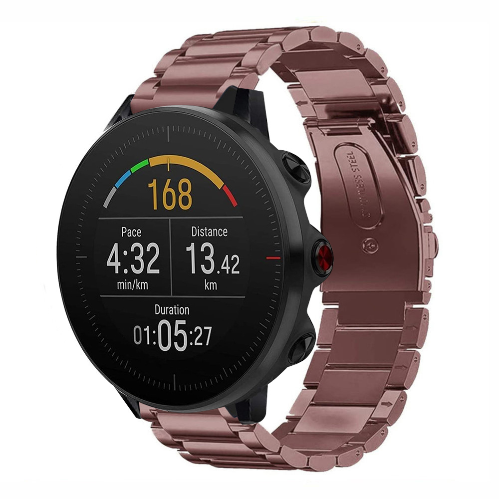 Strap-it Polar Vantage M stalen band (brons-goud)