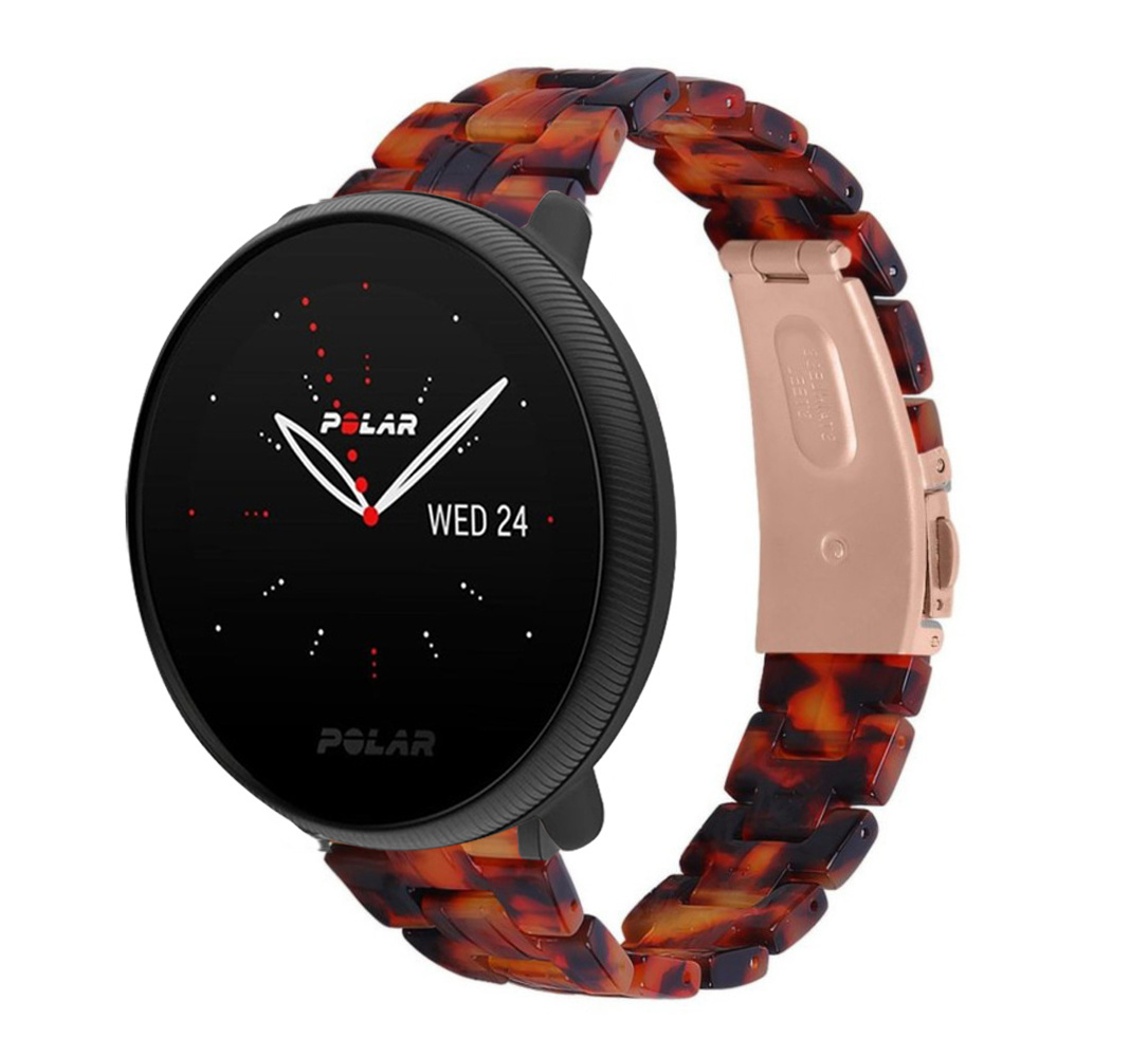 Strap-it Polar Ignite 3 resin bandje (lava)