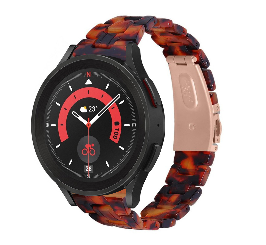 Strap-it Samsung Galaxy Watch 5 Pro resin band (lava)