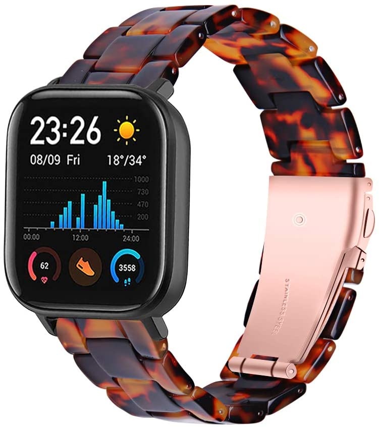 Strap-it Xiaomi Amazfit GTS resin band (lava)