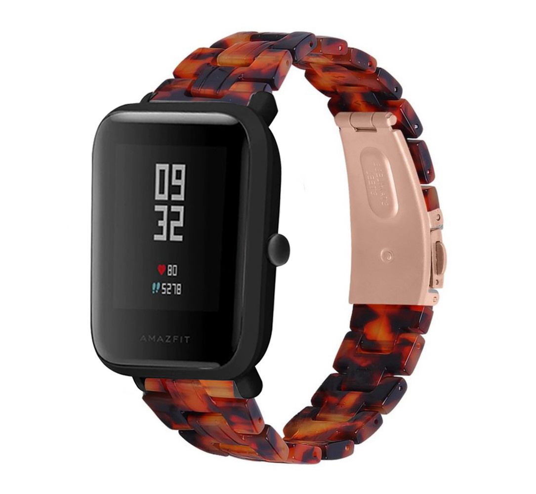 Strap-it Xiaomi Amazfit Bip resin band (lava)