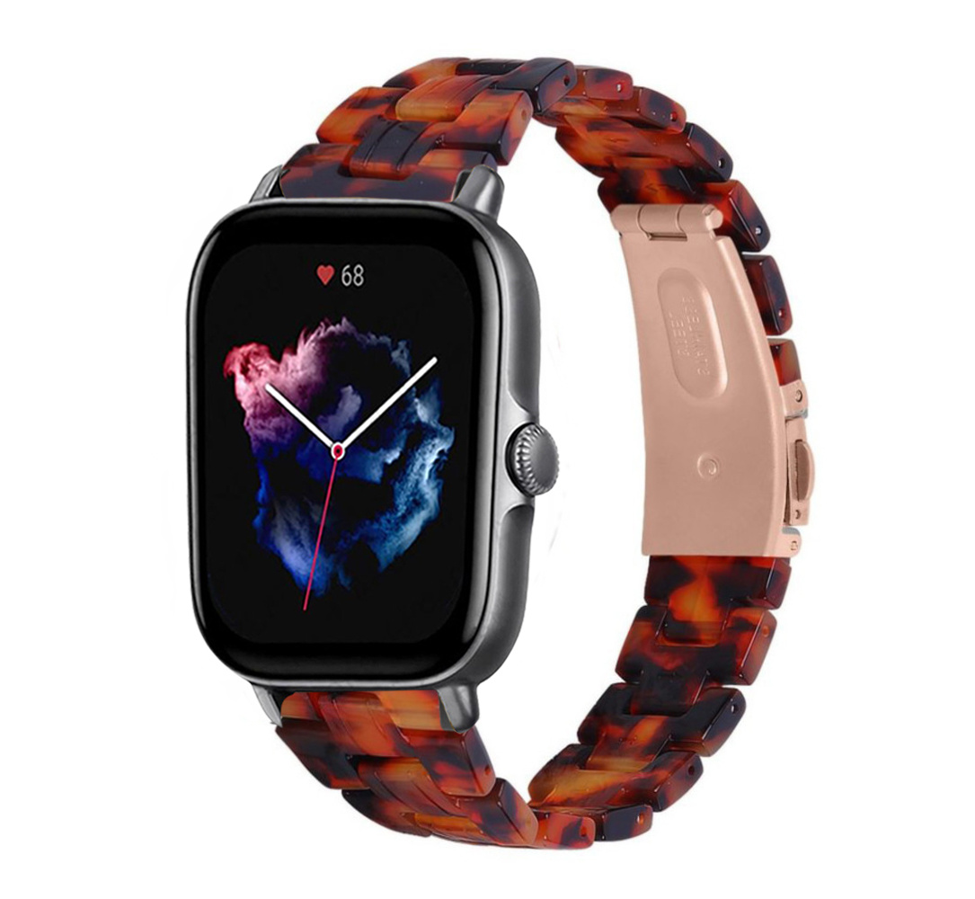 Strap-it Amazfit GTS 3 resin band (lava)