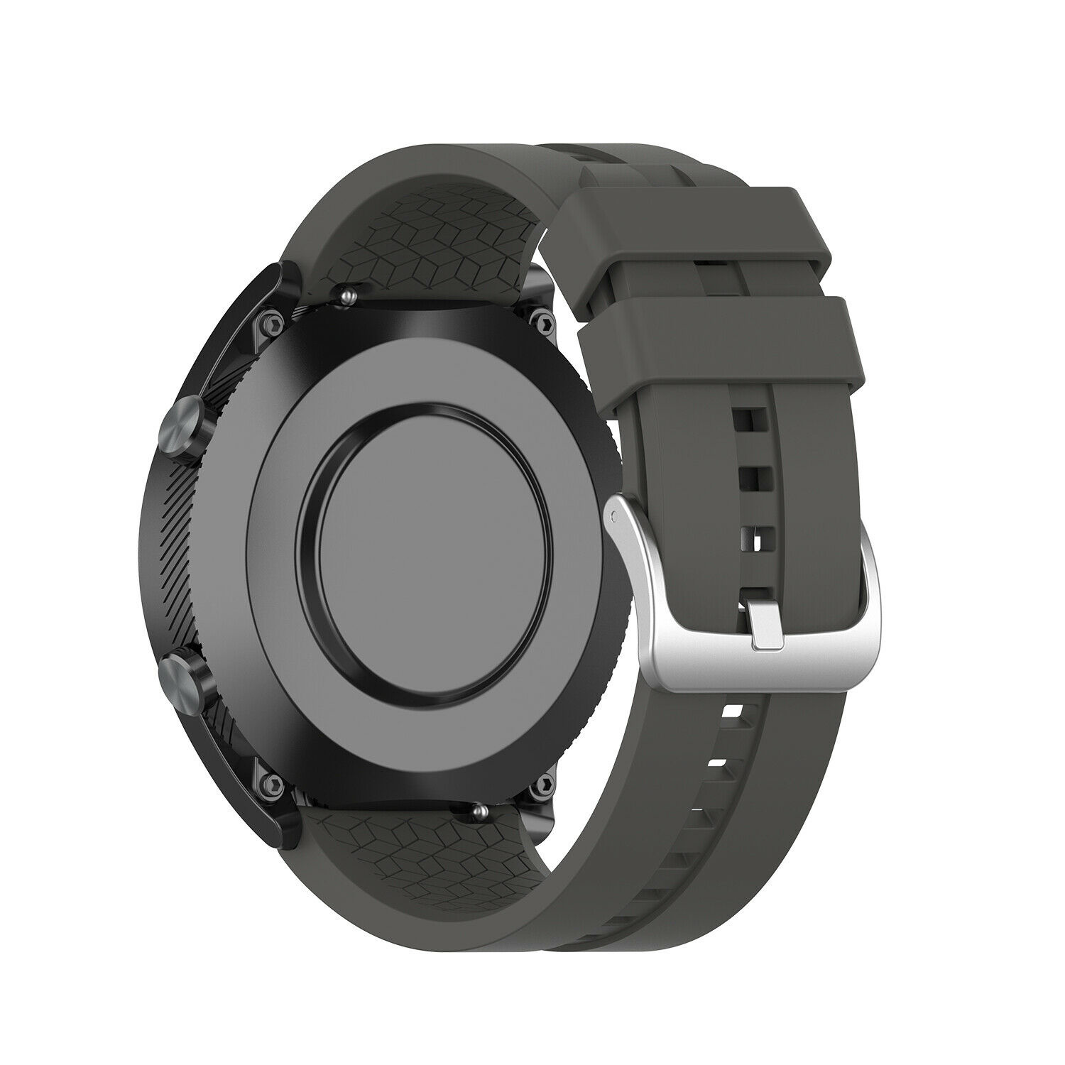 Strap-it Polar Ignite 3 extreme silicone bandje (donkergrijs)