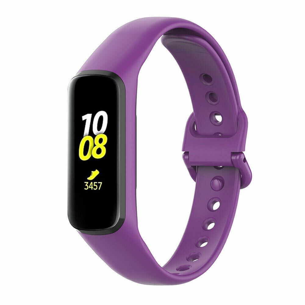 Strap-it Samsung Galaxy Fit 2 siliconen bandje (paars)