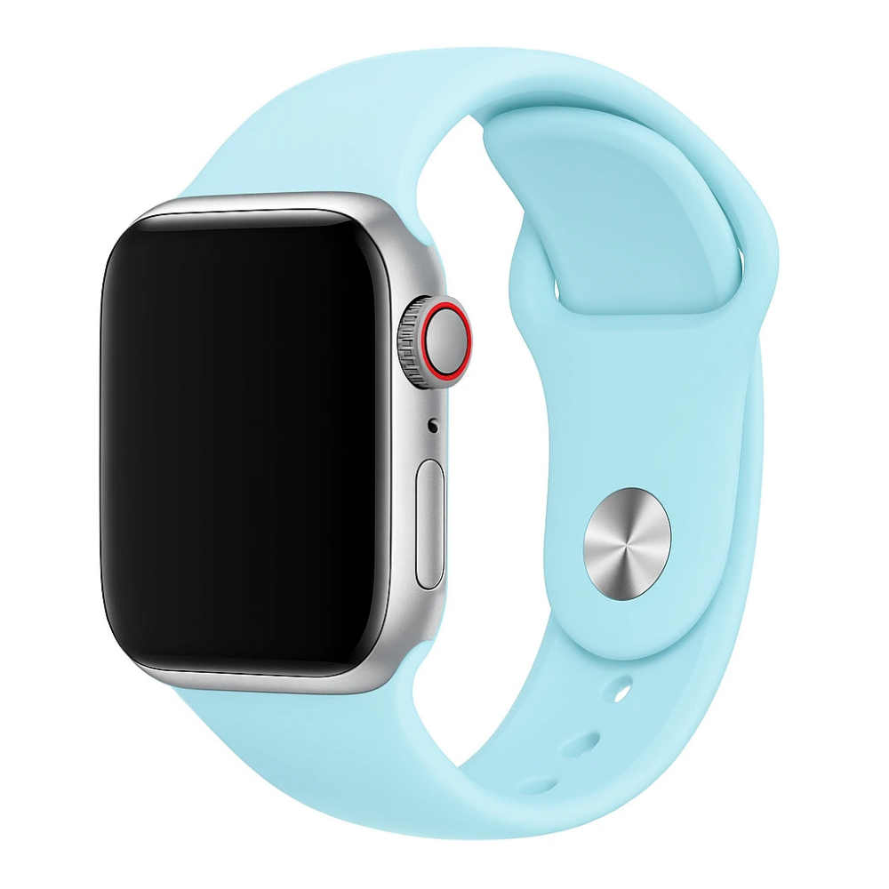Strap-it Apple Watch sportband (lichtblauw)