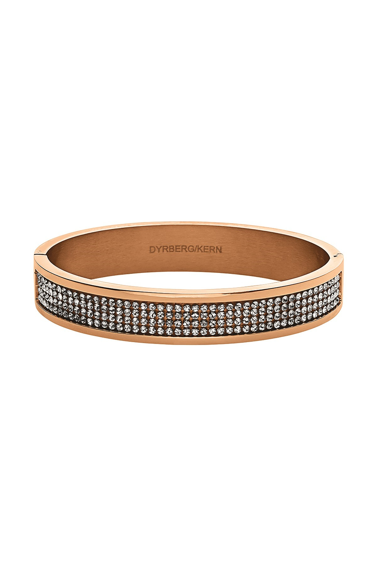 Dyrberg Kern Dyrberg/Kern Heli Bangle, Color: Gold/Crystal, I, Women