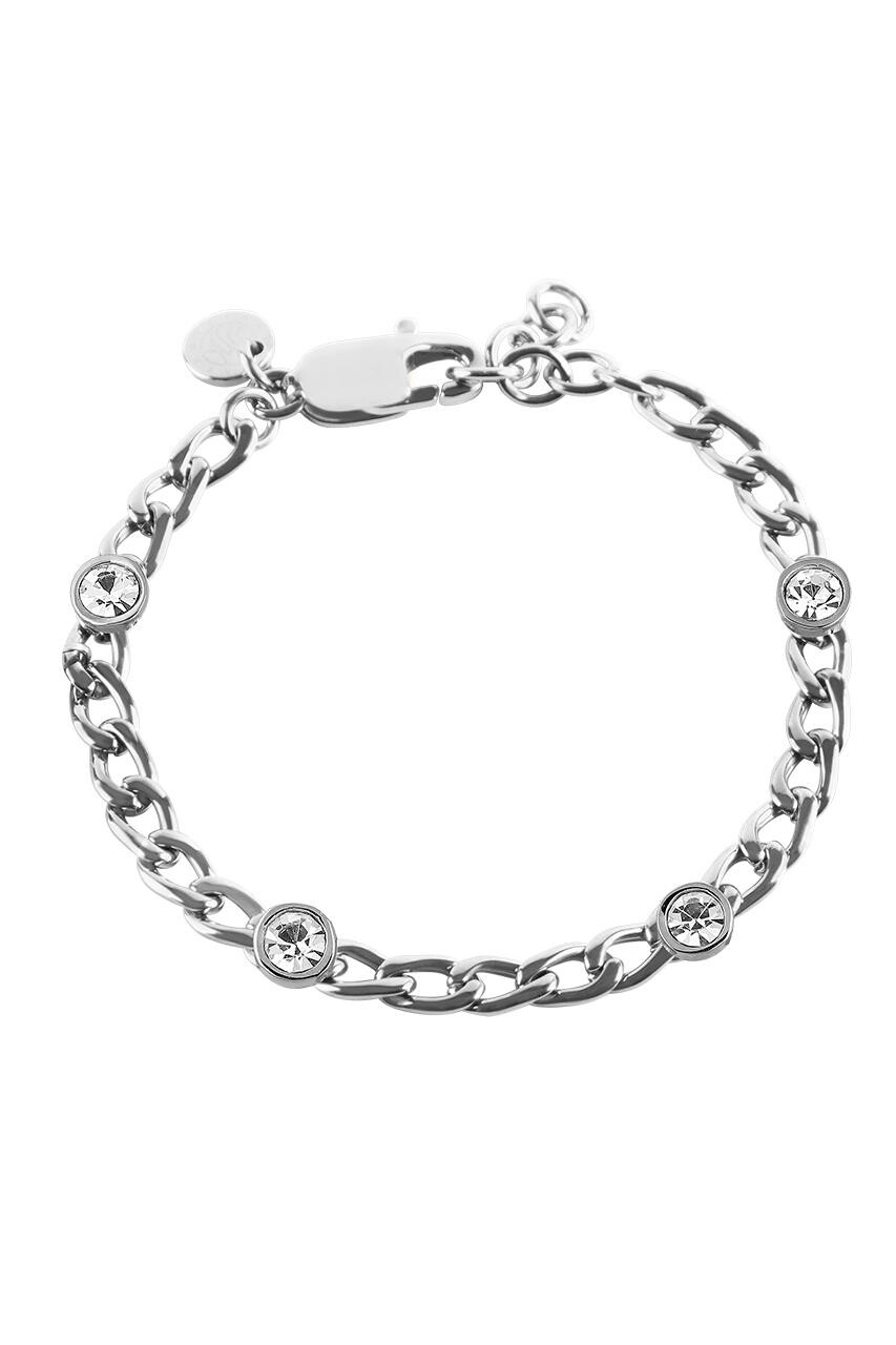 Dyrberg Kern Dyrberg/Kern Livia Bracelet, Color: Silver/Crystal, Onesize, Women
