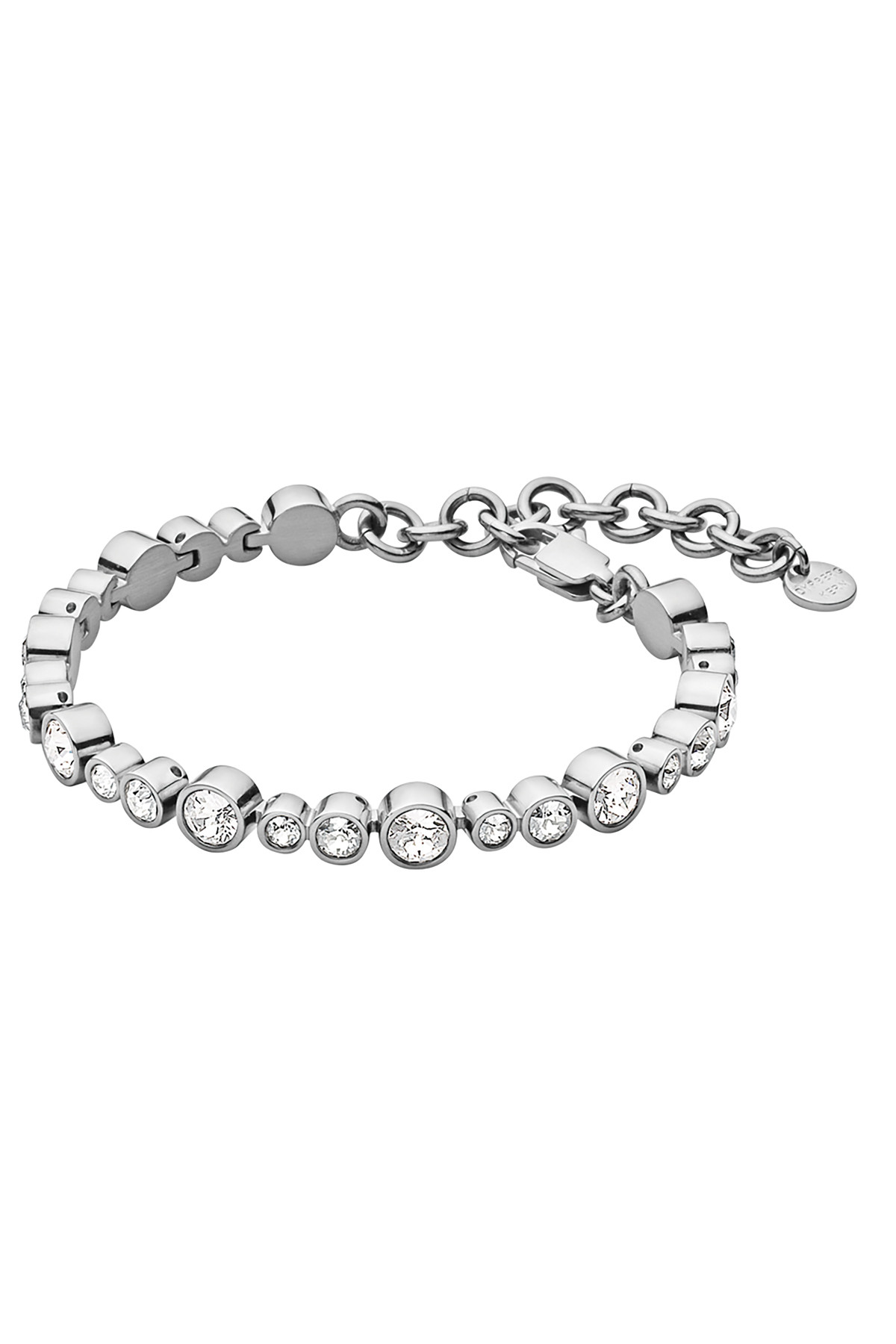 Dyrberg Kern Dyrberg/Kern Teresia Bracelet, Color: Silver/Crystal, Onesize, Women