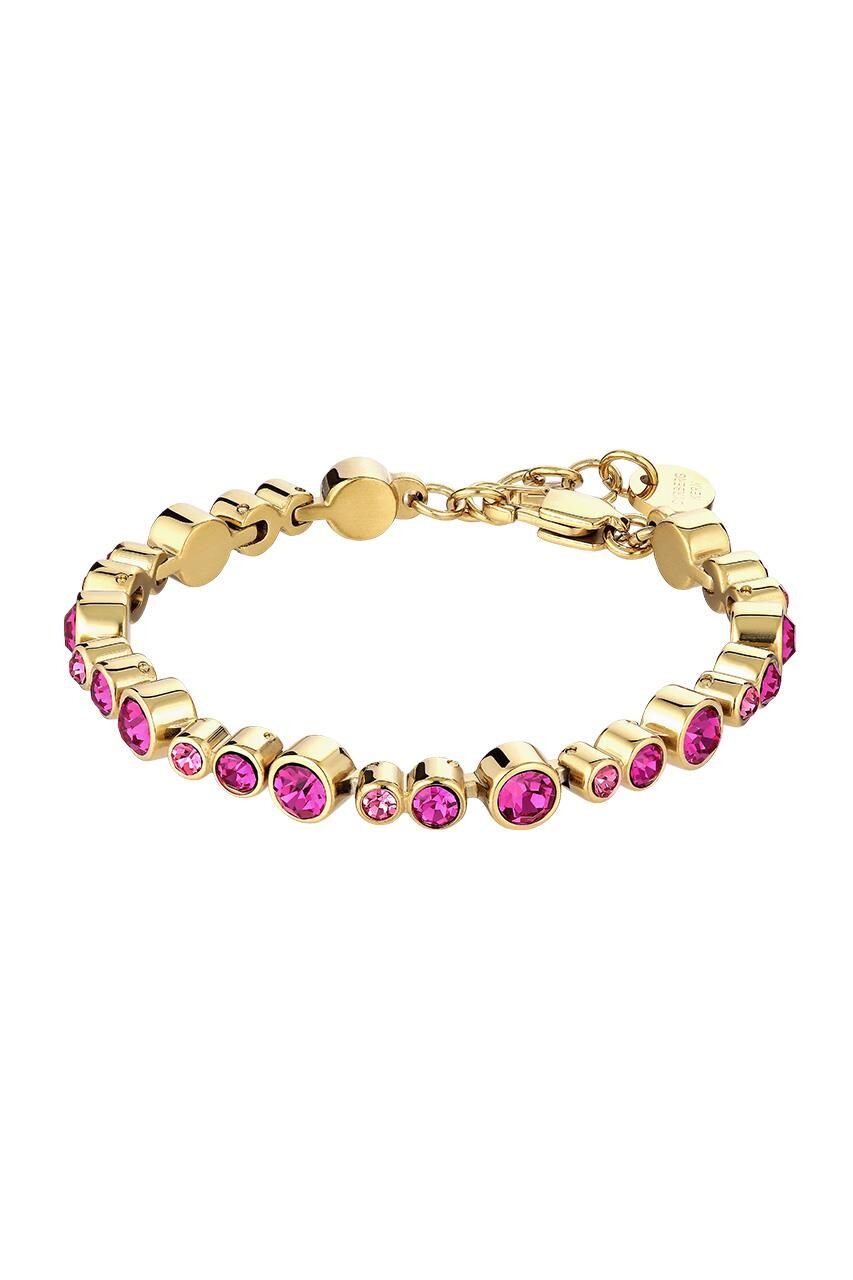Dyrberg Kern Dyrberg/Kern Teresia Bracelet, Color: Gold/Pink, Onesize, Women