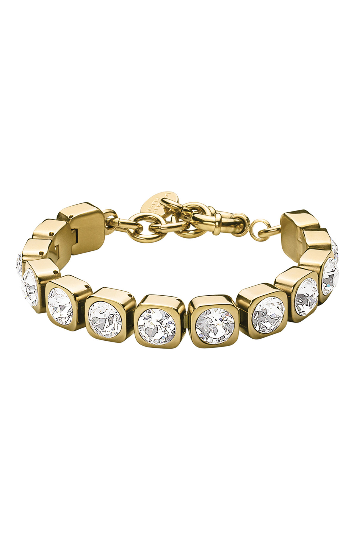 Dyrberg Kern Dyrberg/Kern Conian Bracelet, Color: Gold/Crystal, Onesize, Women
