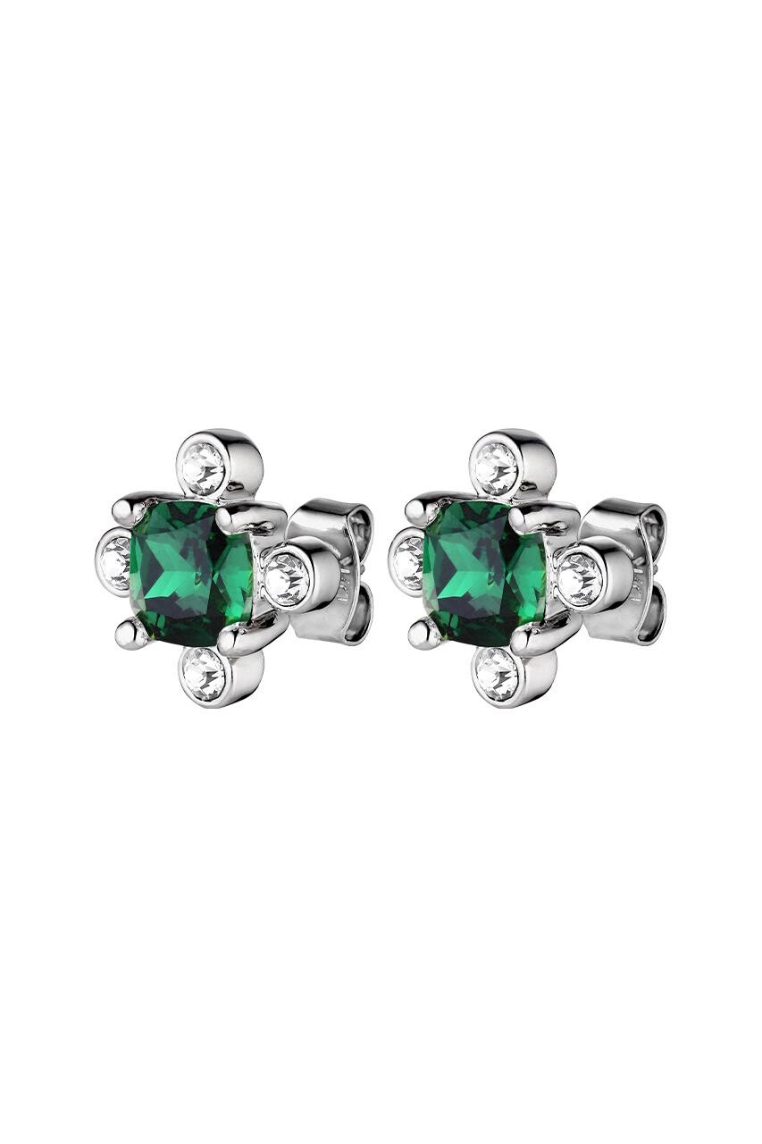 Dyrberg Kern Dyrberg/Kern Gigi Earring, Color: Silver/Green, Onesize, Women