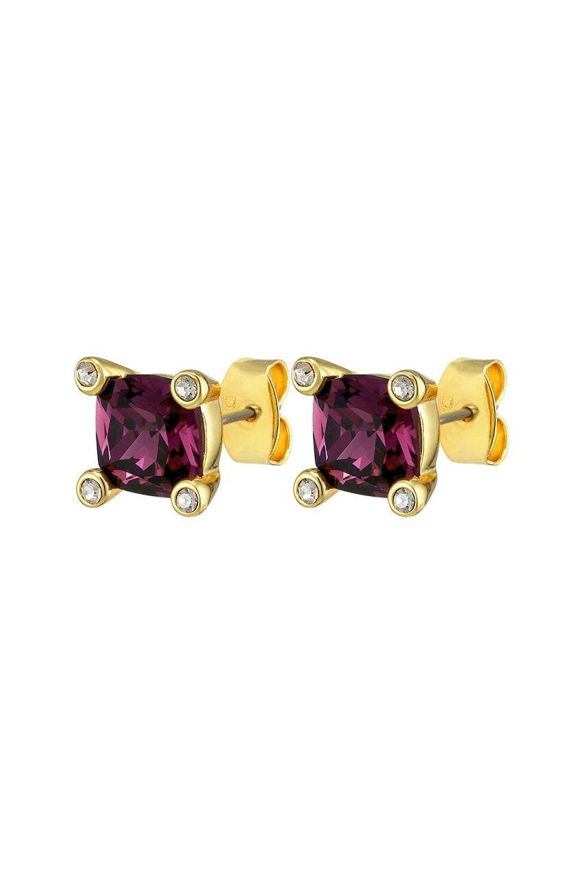 Dyrberg Kern Dyrberg/Kern Clara Earring, Color: Gold/Purple, Onesize, Women