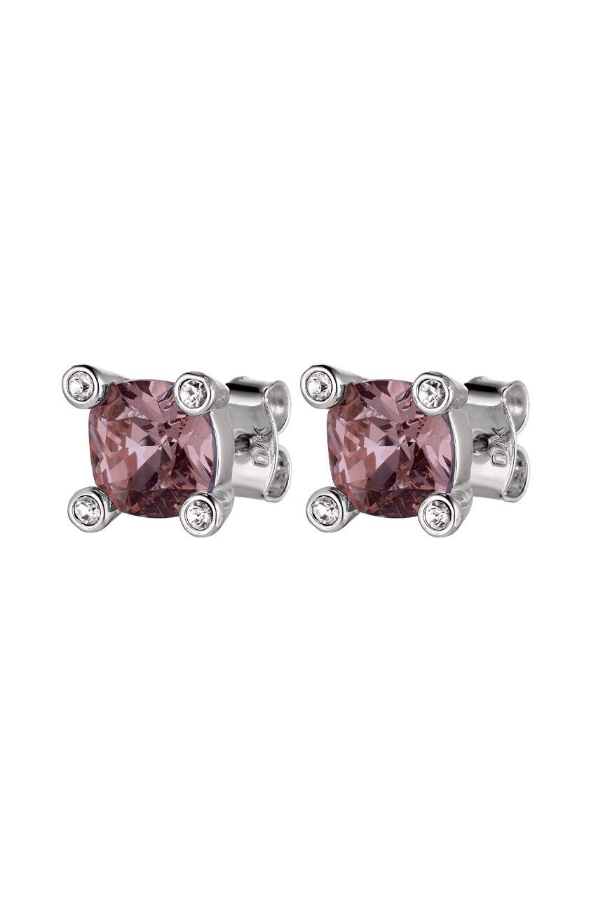 Dyrberg Kern Dyrberg/Kern Clara Earring, Color: Silver, Purple, Onesize, Women