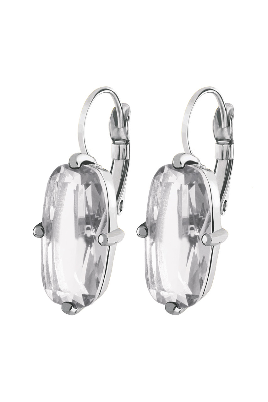 Dyrberg Kern Dyrberg/Kern Barita Earring, Color: Silver/Crystal, Onesize, Women