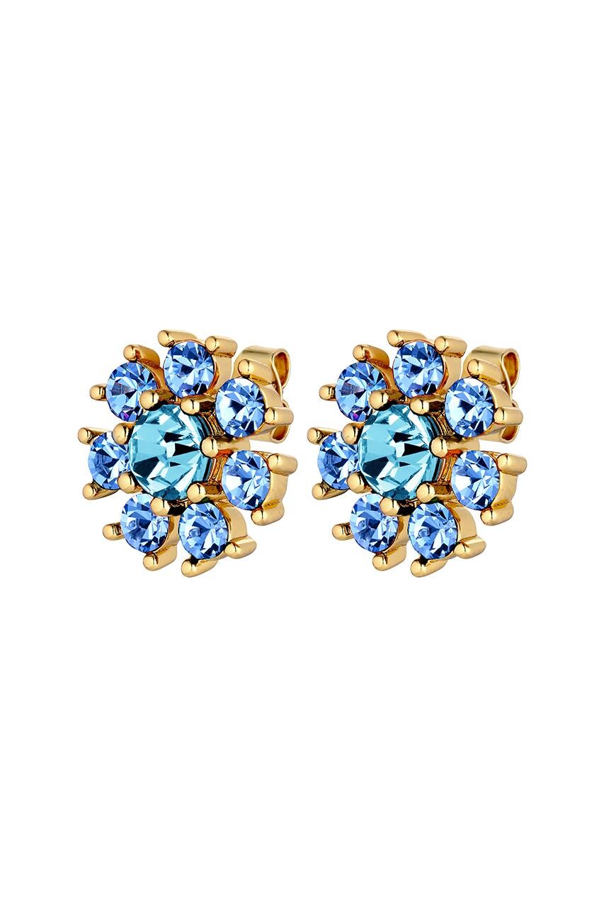 Dyrberg Kern Dyrberg/Kern Aude Earring, Color: Gold/Blue, Onesize, Women