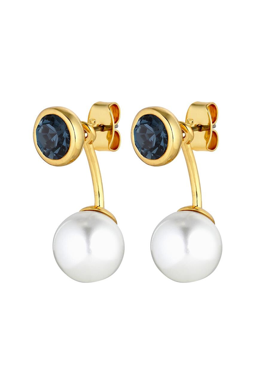Dyrberg Kern Dyrberg/Kern Toni Earring, Color: Gold/Blue, Onesize, Women