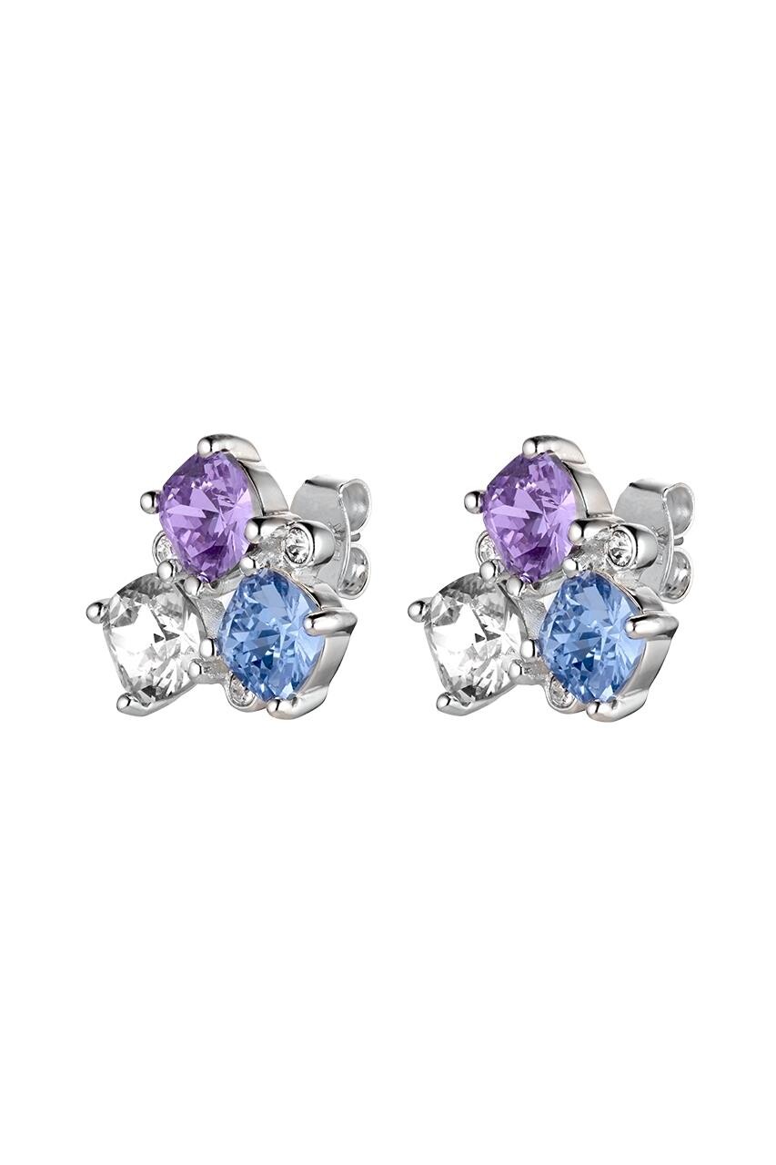 Dyrberg Kern Dyrberg/Kern Viena Earring, Color: Silver, Purple, Onesize, Women
