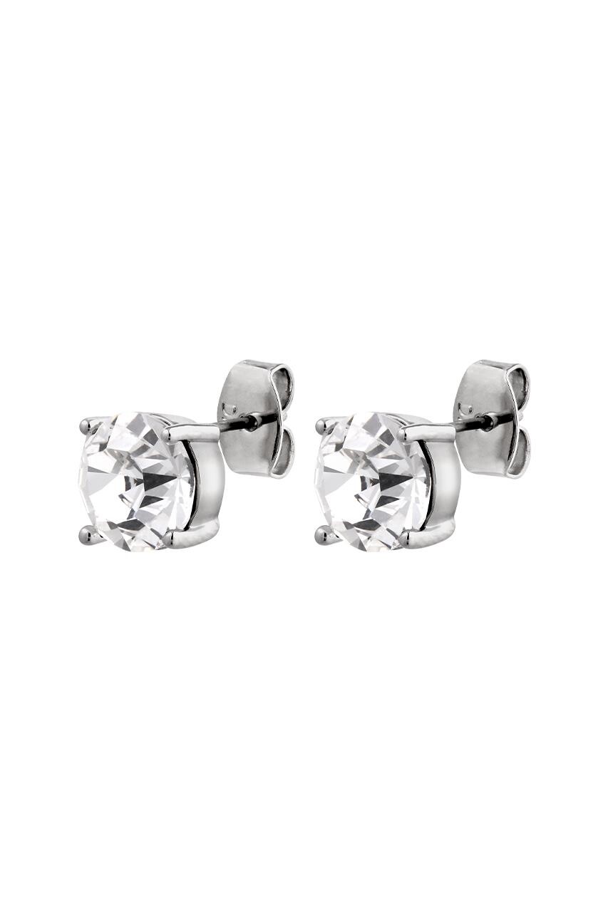 Dyrberg Kern Dyrberg/Kern Daze Earring, Color: Silver/Crystal, Onesize, Women