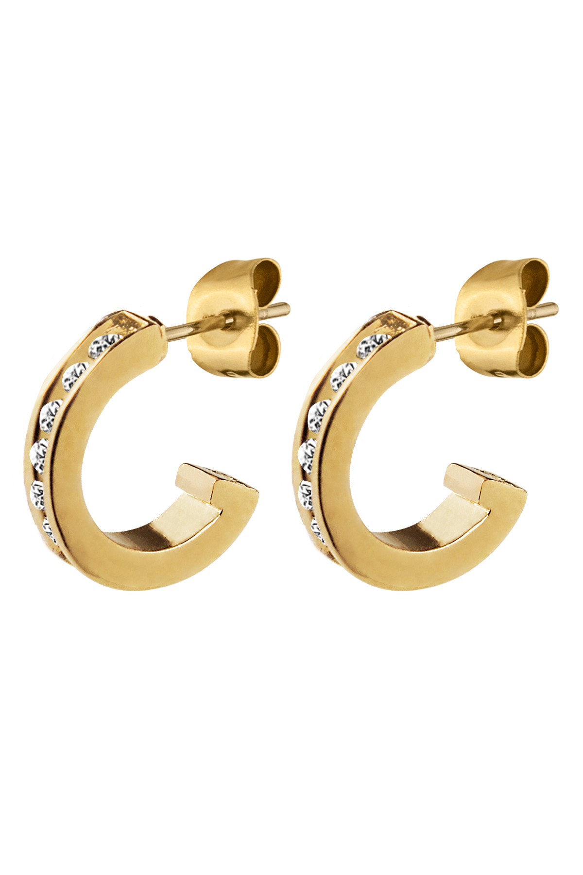 Dyrberg Kern Dyrberg/Kern Desolo Earring, Color: Gold/Crystal, Onesize, Women